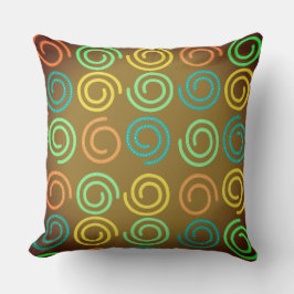 Almofada Siga a cor dos espirais