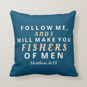 Almofada Siga-me e eu vou fazer-vos Fishers of Men