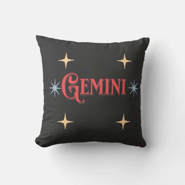 Almofada Signo Astrológico Gêmeos (Frente)