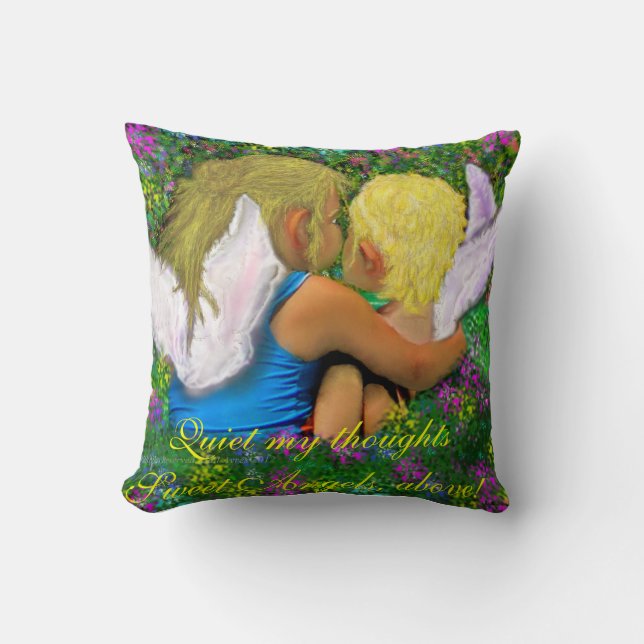 Almofada Silêncio meus pensamentos (Frente)