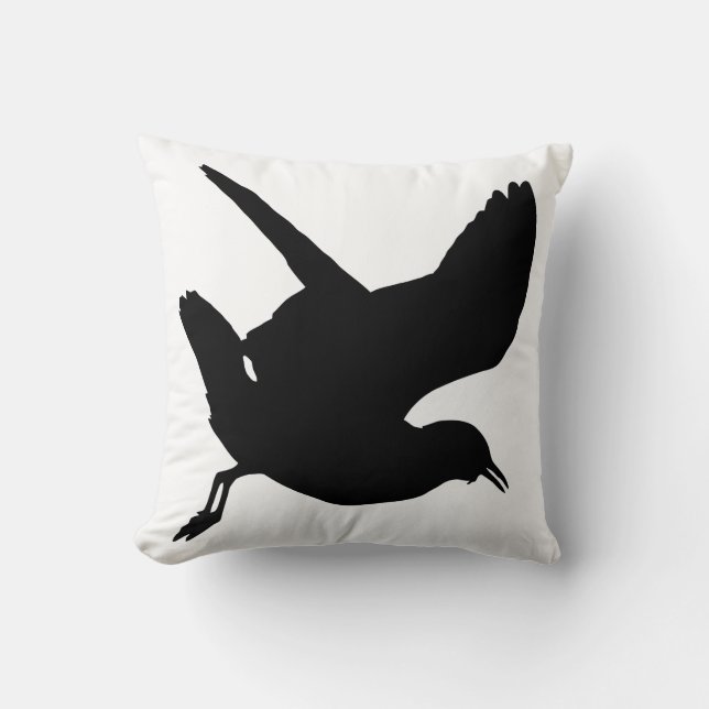 Almofada Silhouette de Seagull (Frente)