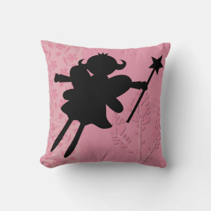 Almofada Silhouette Fairy Princess Travesseiro