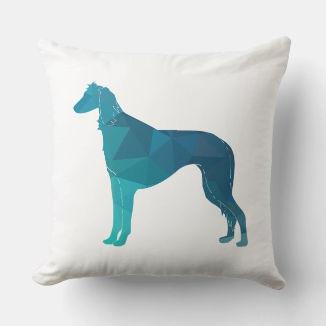 Almofada Silhouette Geométrico Saluki (Frente)