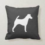 Almofada Silhouette Terrier de Raposa Suave<br><div class="desc"></div>