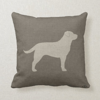 Almofada Silhueta Amarela Labrador Retriever| Cães Lover