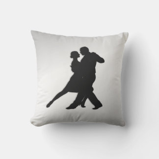 Almofada Silhueta de dançarinos de Tango 2 Prata