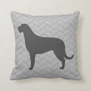 Almofada Silhueta de Wolfhound irlandês