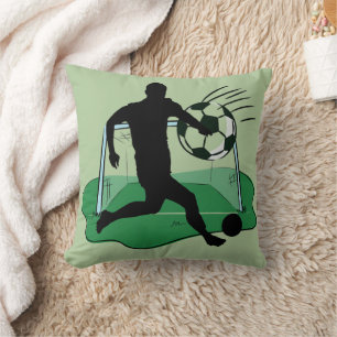Almofada Silhueta do Marcador de Gol de Futebol