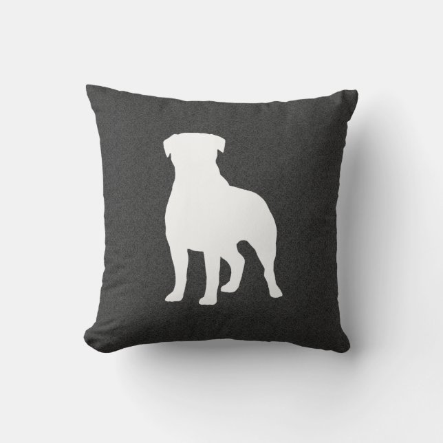 Almofada Silhueta Rottweiler (Frente)