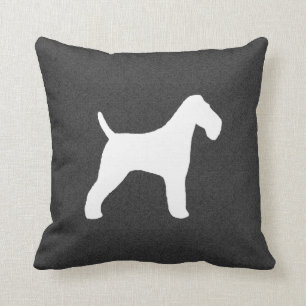 Almofada Silhueta Wire Fox Terrier