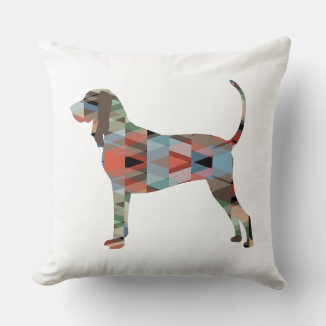 Almofada Silhuette Colorida de Ferro Negro e Tan (Frente)