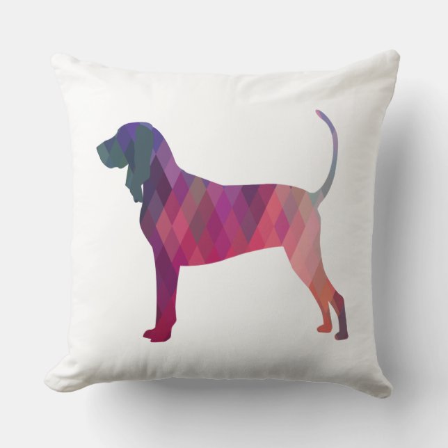 Almofada Silhuette Colorida de Ferro Negro e Tan (Frente)