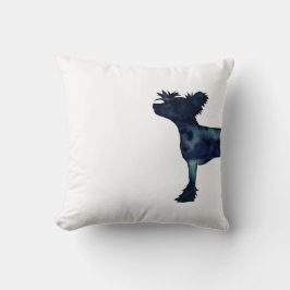 Almofada Silhuette de Preto Crestado Chinês