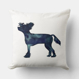 Almofada Silhuette de Preto Crestado Chinês