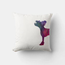 Almofada Silhuette Geométrico Chinês Crested