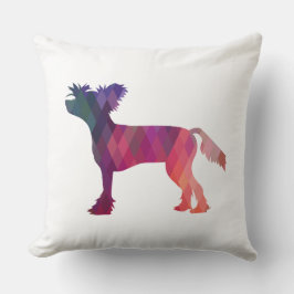 Almofada Silhuette Geométrico Chinês Crested