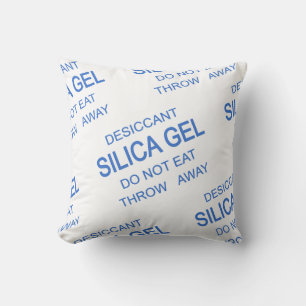 Almofada Silica Gel Pack Desicant Engraçado Cushion Novelty