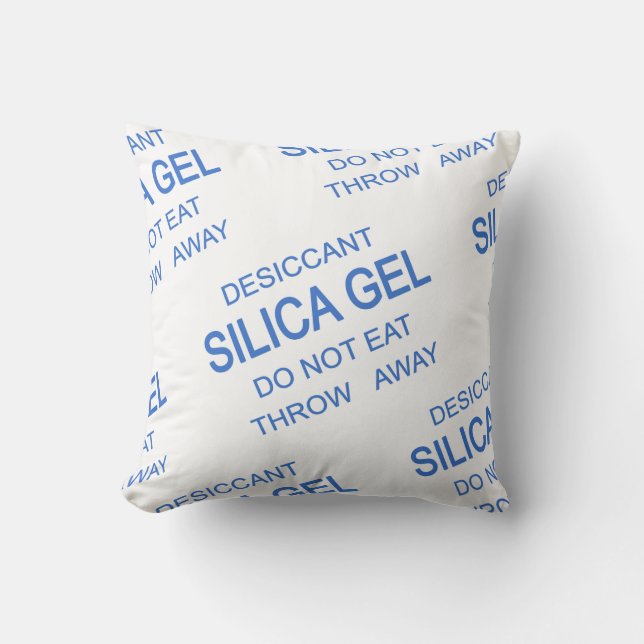 Almofada Silica Gel Pack Desicant Engraçado Cushion Novelty (Frente)