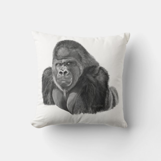 Almofada Silverback Gorilla cushion ゴリラのクッション (Frente)