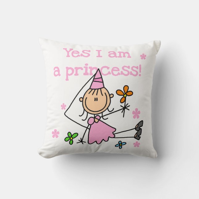 Almofada Sim, eu sou uma Princesa (Frente)