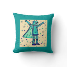 Sim! Travesseiro decorativo Robô Super Herói