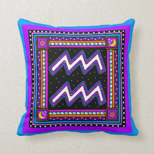 ALMOFADA SÍMBOLO AQUARIUS ZODIAC
