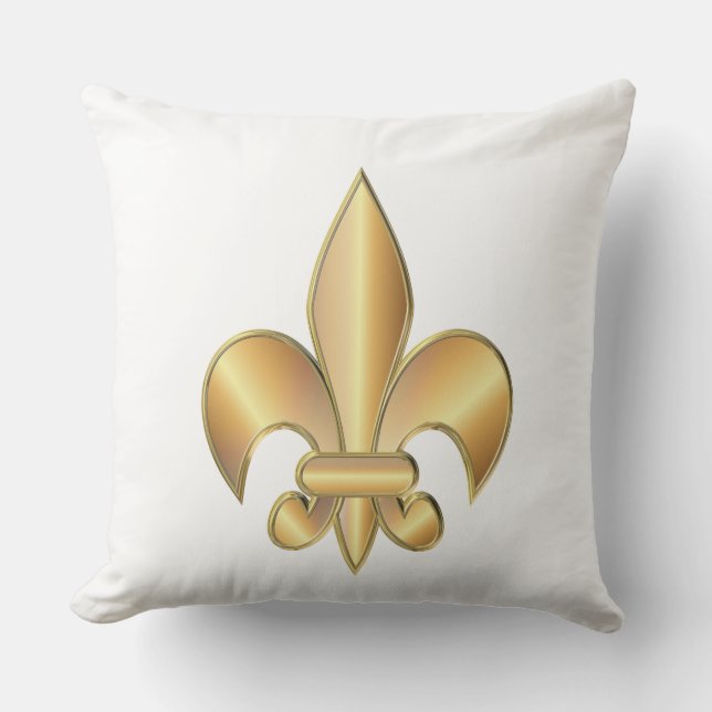 Almofada símbolo da Fleur de Lis (Frente)