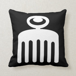 Almofada Símbolo de Duafe   Adinkra para a beleza feminino