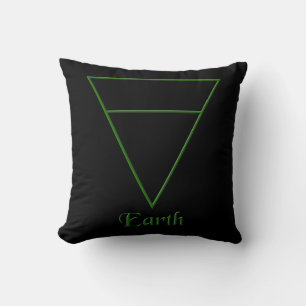 Almofada Símbolo de Elemento Terrestre Pagan Falln