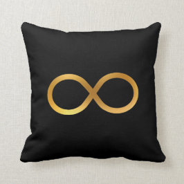 Almofada Símbolo de Infinito Dourado