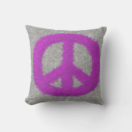 Almofada Símbolo de Paz Roxo