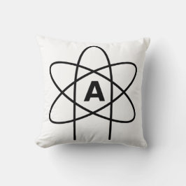 Almofada Símbolo do ateísmo (Atom Emblem)