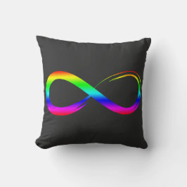 Almofada Símbolo do Infinito Lgbt Orgulho Gay Arco-íris Ete
