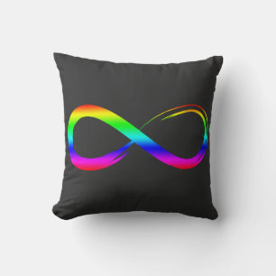 Almofada Símbolo do Infinito Lgbt Orgulho Gay Arco-íris Ete