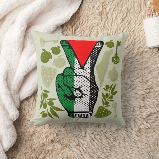 Almofada Símbolo do Triângulo Vermelho da Resistência do Si (Cobertor)