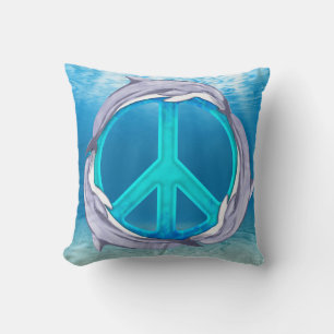Almofada Símbolo Dolphin Peace