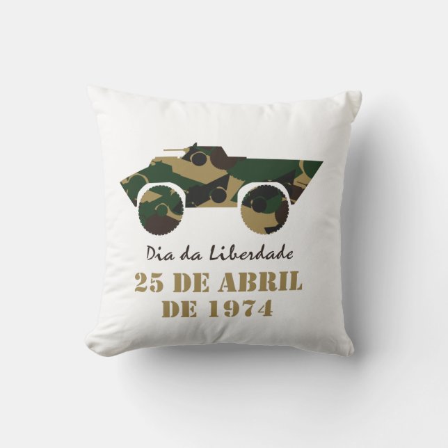 Almofada Símbolo militar da Revolução de 25 de abril (Frente)