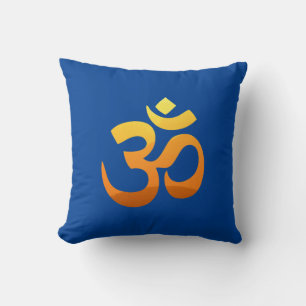 Almofada Símbolo Om Mantra Asana Relax Meditação Yoga