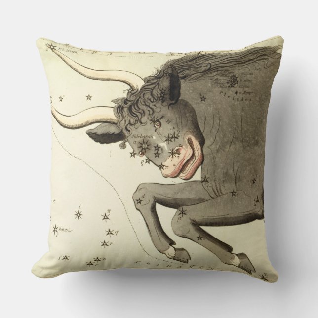 Almofada Símbolo Taurus Zodiac (Frente)