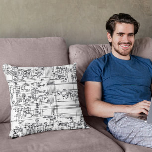 Almofada Símbolos de Diagrama Esquemático Circuito Eletrôni