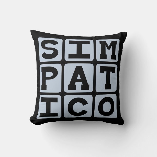 Almofada Simpático, Fácil de se Dar Bem (Frente)