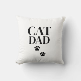 Almofada Simple and Cute Cat Dad