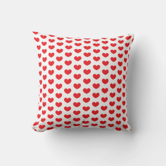 Almofada Simple Modern Elegant Trendy Red Heart
