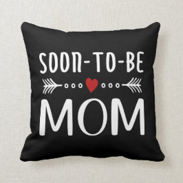 Almofada Simples Dia de as mães de mamãe em breve| Travesse