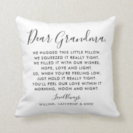 Almofada Simples Dia de as mães de Mensagem Moderno Caro Av