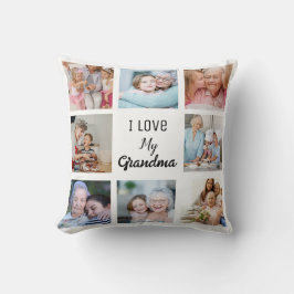 Almofada Simples e Chic| Colagem de Fotos para a Vovó