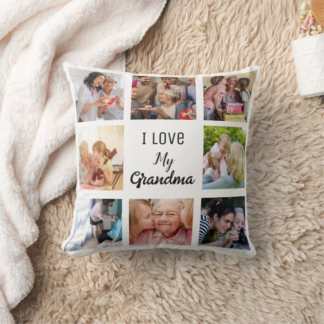 Almofada Simples e Chic| Colagem de Fotos para a Vovó (Cobertor)