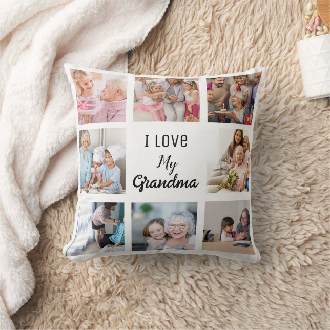 Almofada Simples e Chic| Colagem de Fotos para a Vovó (Cobertor)