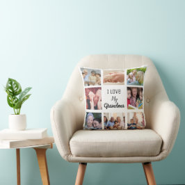 Almofada Simples e Chic| Colagem de Fotos para a Vovó