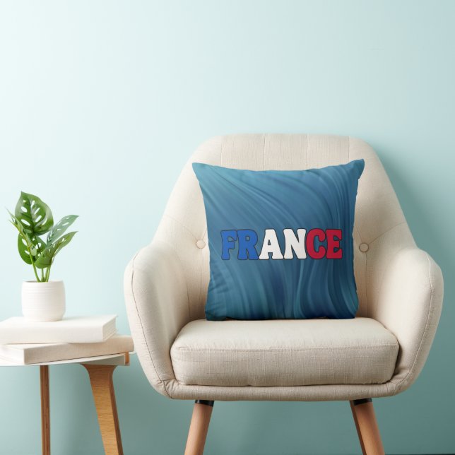 Almofada Simples Moderno Roupa de Bandeira Nacional da Fran (Cadeira)